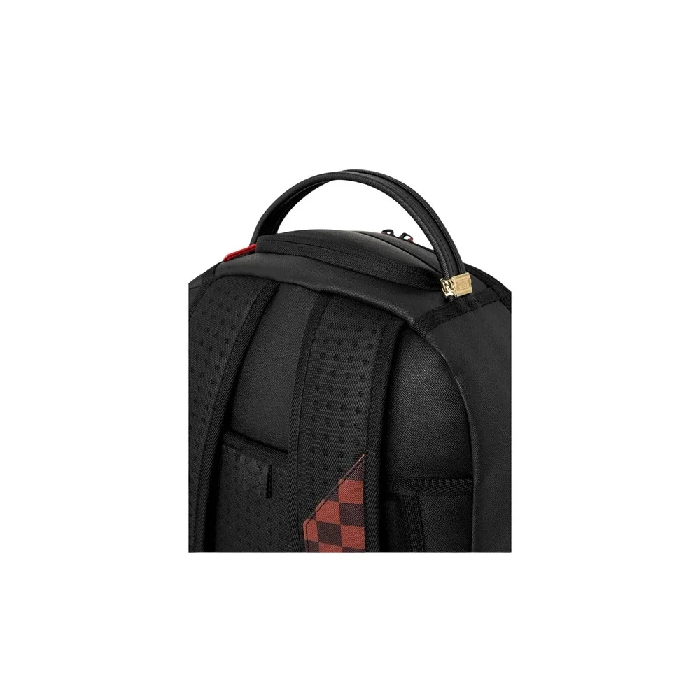 Sprayground Diablo O Sleep Bear Limited Ed Backpack Black Brown Checkered